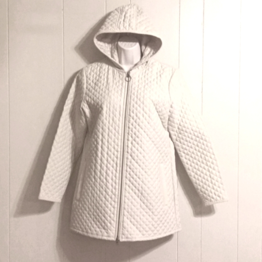 NEW Kate Hill Quilted Tan Jacket